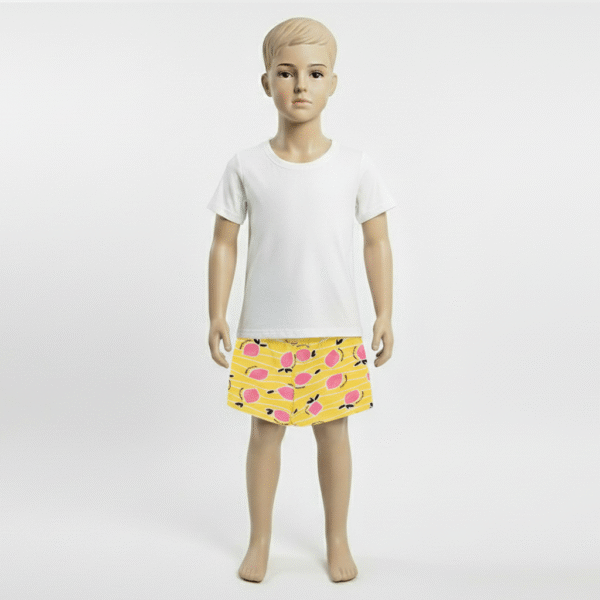 SHORTS FEM. COTTON - ESTAMPA ROTATIVA 4-6-8