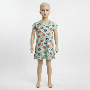 VESTIDO FEM. COTTON REGATA - ESTAMPA ROTATIVA 4-6-8