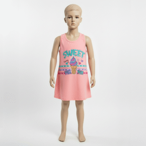 VESTIDO FEM. COTTON REGATA - SWEET YUMMY YUN 4-6-8