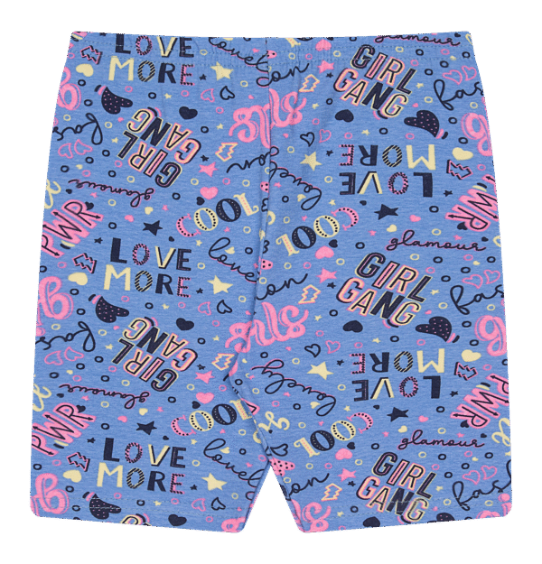 CICLISTA FEM. COTTON - ESTAMPA ROTATIVA 10-12-14