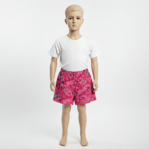 SHORTS FEM. COTTON - ESTAMPA ROTATIVA 10-12-14