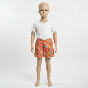 SHORTS SAIA FEM. COTTON - ESTAMPA ROTATIVA 10-12-14