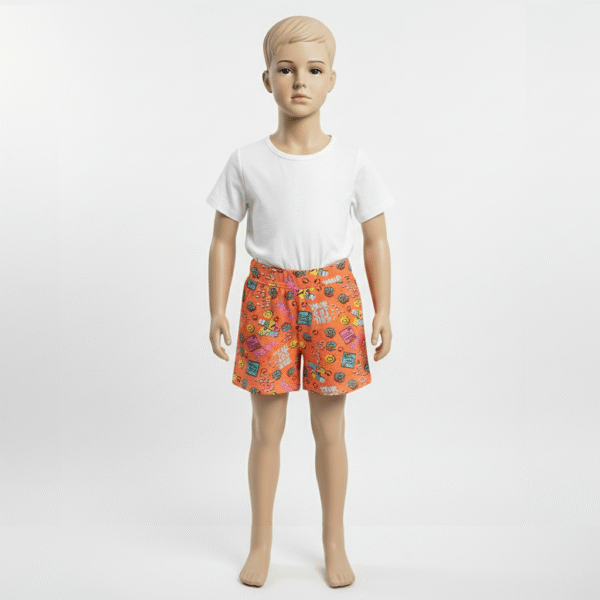 SHORTS SAIA FEM. COTTON - ESTAMPA ROTATIVA 10-12-14