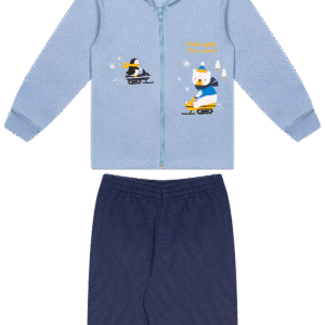 CJ.MASC.MOLETOM JAQUETA C/CAPUZ - EXPLORE THE WORD 1-2-3