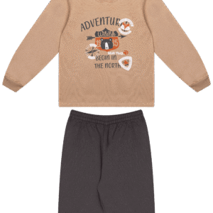 CJ.MASC.MOLETOM C/CAPUZ - ADVENTURES BEGIN IN THE NORTH 4-6-8