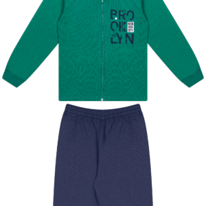 CJ.MASC.MOLETOM JAQUETA C/CAPUZ - BROOKLYN NEW YORK CITY 4-6-8