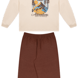 CJ.MASC.MOLETOM C/CAPUZ - WILD NATURE WANDERLUST 10-12-14