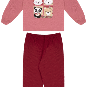 CJ.FEM.MOLETOM G.R - CUTE LOVE ANIMANLS 1-2-3