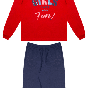 CJ.FEM.MOLETOM C/CAPUZ - GIRLS HAVE MORE FUN 10-12-14