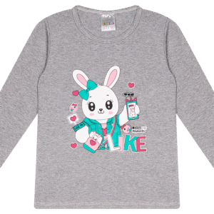 BLUSA ML. FEM. COTTON - LIKE COLLECT THE MEMORIES 4-6-8