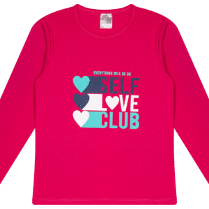 BLUSA ML. FEM. COTTON - SELF LOVE CLUB 10-12-14