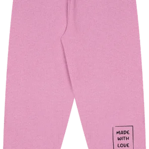 CALCA FEM. MOLETOM EST. C/ PUNHO - MADE WITH LOVE 4-6-8