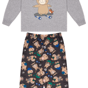 CJ.PIJAMA MASC.M/M G.R CALCA M/M ROTATIVA - RADICAL STYLE 4-6-8