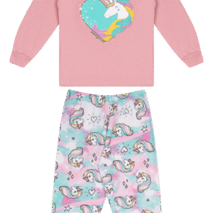CJ.PIJAMA FEM.M/M G.R CALCA M/M ROTATIVA - UNICORN 1-2-3