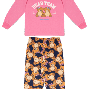 CJ.PIJAMA FEM.M/M G.R CALCA M/M ROTATIVA -  BEAR TEAM THAT WE LOVE 1-2-3