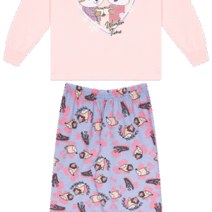CJ.PIJAMA FEM.M/M G.R CALCA M/M ROTATIVA - WINTER TIME 4-6-8